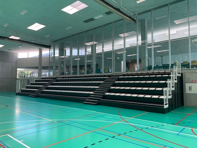 Telescopische tribune | Sporthal Henleykaai Gent | Bel Architecten | COS Tribune