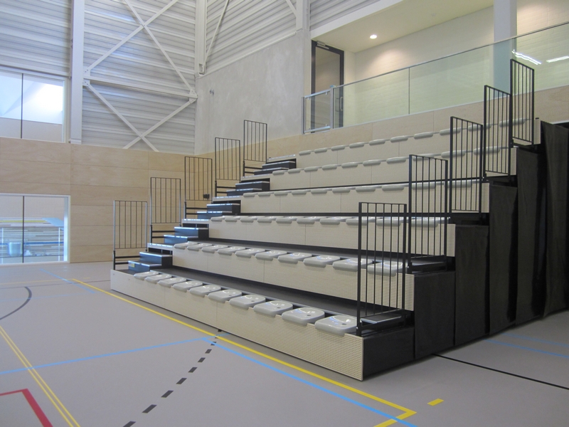 Telescopische tribune | Sportcomplex De Meent Alkmaar